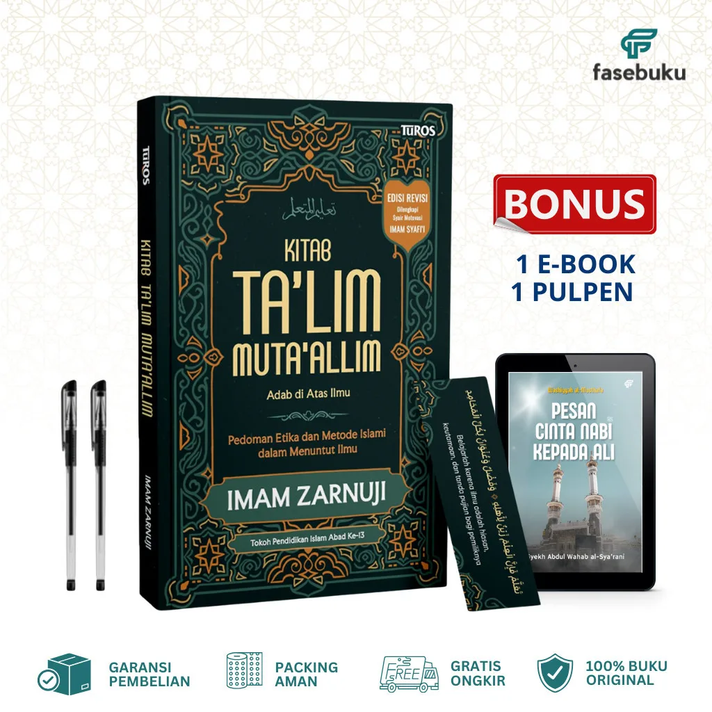 Kitab Ta’lim Muta’allim - Adab di Atas Ilmu - Pedoman Menuntut Ilmu - Imam Zarnuji - Turos Pustaka